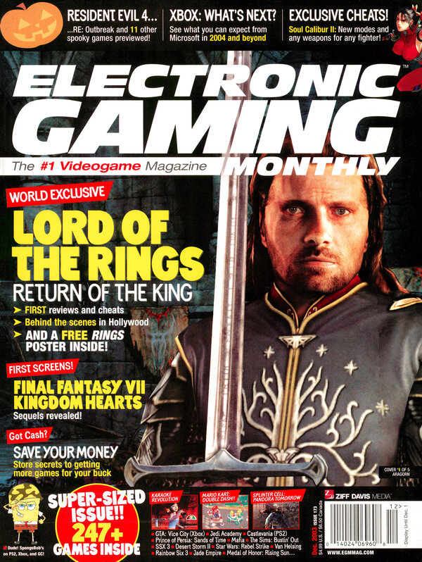 Electronic Gaming Monthly Issue 173 (December 2003) cover